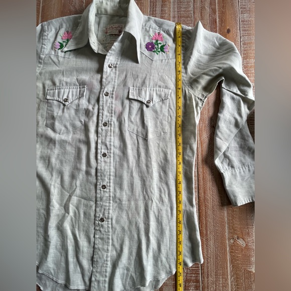 Wrangler permanent press shirt with embroidery - Picture 6 of 16